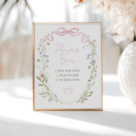 春フローラボウリースフラワーバー ポスター