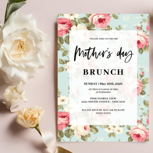 春フローラマザーズデイブランチ 招待状
