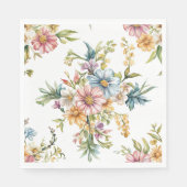 春フローラマザーズ日パーティーナプキンズ スタンダードランチョンナプキン (正面)