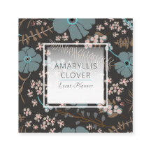 春フローラミックスティール（緑がかった色）ピンクグレーオンブラック