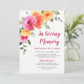 春フローラメモリアル告知サービス招待状 招待状 (スタンド正面)