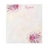 春フローラメモ ノートパッド (正面)