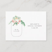 春フローラメーソンジャールシャワーレシピリクエスト エンクロージャーカード (裏面)