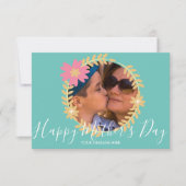 春フローラリースハッピーマザーズデイカード カード (正面)