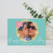 春フローラリースハッピーマザーズデイカード カード (スタンド正面)