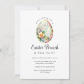 春フローラ卵狩りイースターブランチパーティー 招待状 (正面)