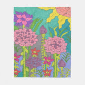 春フローラ園 フリースブランケット (正面)