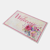 春フローラ形式 ドアマット (アングル)