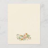 春フローラ彼女の赤ちゃんシャワーのゲーム (裏面)