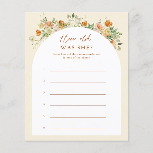 春フローラ彼女の赤ちゃんシャワーのゲーム (正面)