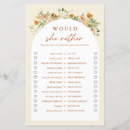 春フローラ彼女はむしろブライダルシャワーゲーム