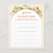 春フローラ推測ベビーフードゲームカード (正面)