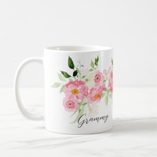 春フローラ文法 コーヒーマグカップ (左)