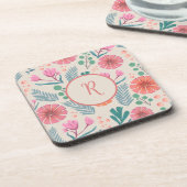 春フローラ植物型コースタカラフルー コースター (左側)