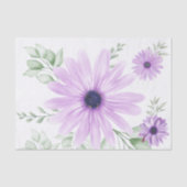 春フローラ植物模様カラフル 薄葉紙 (正面)