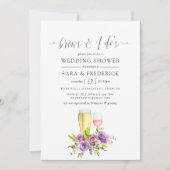 春フローラ水の色が私の前にブルズ 招待状 (正面)