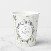 春フローラ水の色イースター 紙コップ (裏面)