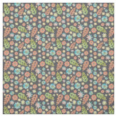 春フローラ水の色パターン ファブリック (見本)