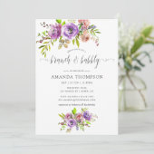 春フローラ水の色ブランチとバブリー 招待状 (スタンド正面)