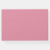 春フローラ水彩桃色結婚花 ゲストブック (裏面)