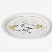 春フローラ紙プレート ペーパープレート (アングル)