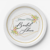 春フローラ紙プレート ペーパープレート (正面)