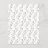 春フローラ結婚のアーチ詳細 エンクロージャーカード (裏面)