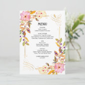 春フローラ結婚のメニューカード メニュー (スタンド正面)