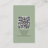 春フローラ結婚の詳細QRコードエンクロージャ エンクロージャーカード (裏面)