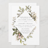 春フローラ結婚式招待状 招待状 (正面/裏面)