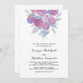 春フローラ結婚式招待状 招待状 (正面/裏面)