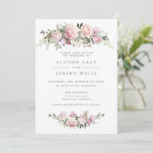 春フローラ結婚式招待状 招待状 (スタンド正面)