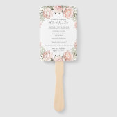春フローラ結婚式 プログラムファン ハンドファン (正面)