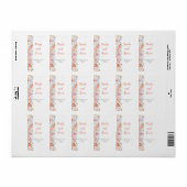 春フローラ結婚花 ラベル (フルシート)