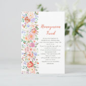 春フローラ花結婚のハネムーン基金 エンクロージャーカード (スタンド正面)