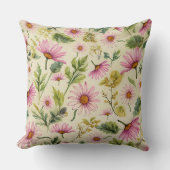 春フローラ装飾用クッションボタニックホームデコール クッション (正面)