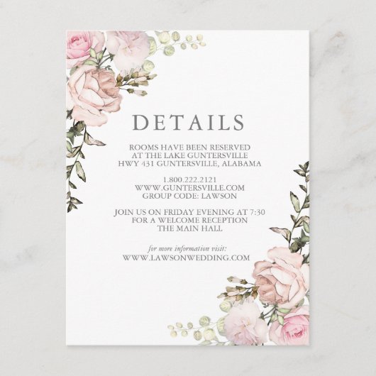 春フローラ詳細カード エンクロージャーカード (正面)