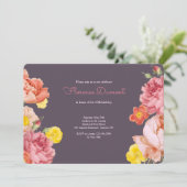 春フローラ誕生日パーティーの招待 招待状 (スタンド正面)