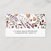 春フローラ配置アポイントメントカード 予約カード (裏面)