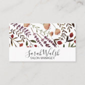 春フローラ配置アポイントメントカード 予約カード (正面)