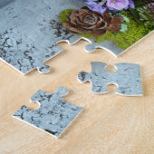 春フローラ配置 ジグソーパズル (側面)