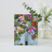 春フローラ配置 ポストカード (スタンド正面)