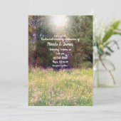 春フローラ魅惑の森結婚の木々の森 招待状 (スタンド正面)