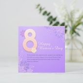 春フローラ8マーチ国際的ルウォメンズデイ シーズンカード (スタンド正面)