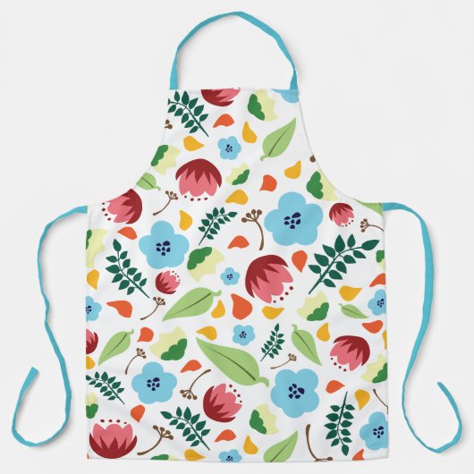 春フローラ エプロン (正面)
