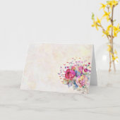 春フローラ カード (黄色い花)