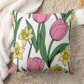 春フローラ クッション (ブランケット)