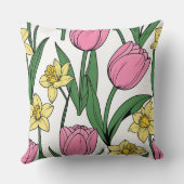 春フローラ クッション (裏面)