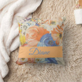 春フローラ クッション (ブランケット)