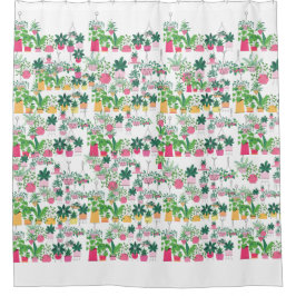 春フローラ シャワーカーテン